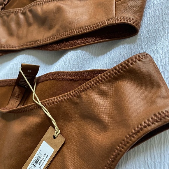 SKIMS WET SET / SCOOP BRALETTE + HIGH WAIST BRIEF/ COOPER - Picture 4 of 4